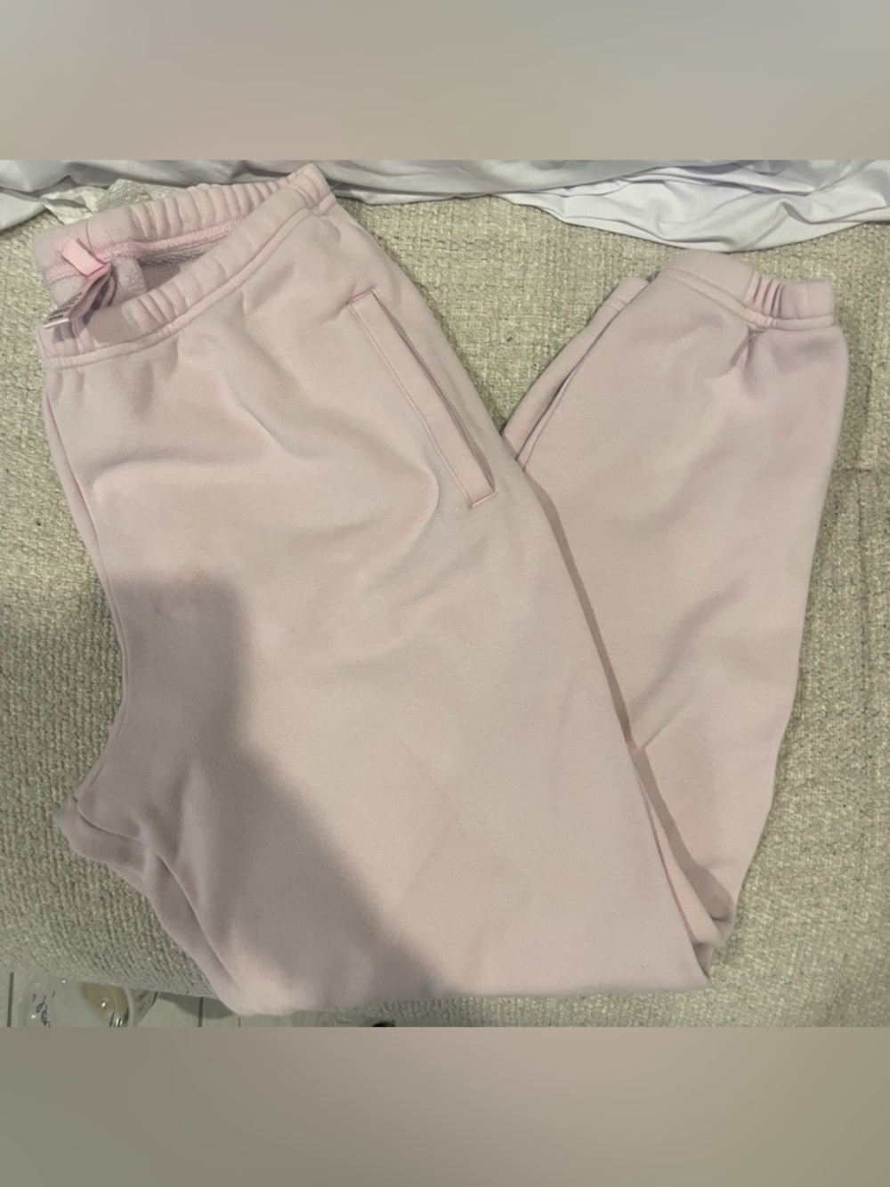 SKIMS Light Pink Track Joggers